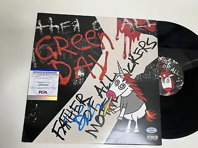 Billie Joe Armstrong  Autographed Father Of All.. Vinyl LP PSA DNA COA Green Day • $399.99