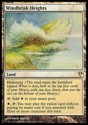 WINDBRISK HEIGHTS NM Modern Event Deck MTG Land - Rare • £1.23