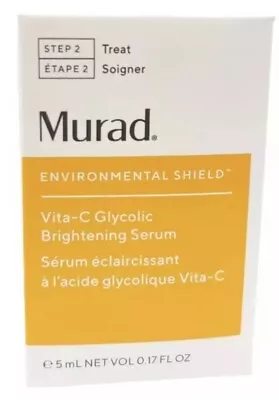 Murad Vita-C Vitamin Glycolic Brightening Serum 0.17oz Travel Size Step 2 Treat • $11.16