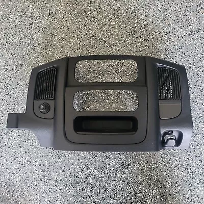 2002-2005 Dodge Ram 1500 Radio Climate Control Bezel Trim SLATE GRAY OEM • $110