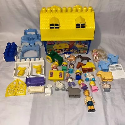 Mega Bloks Lil' Farmer Set #601 Building Playset Vintage Toys • £16.63