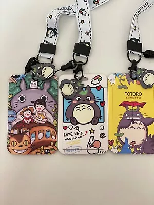 Totoro My Neighbour Kawaii Studio Ghibli NHS Office ID Card Holder Purse LANYARD • £6.99