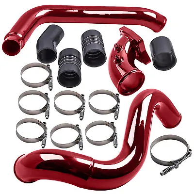 Turbo Intercooler Pipe & Intake Elbow For 03-07 Ford F250 6.0L Powerstroke Red • $107.99