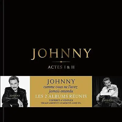 JOHNNY HALLYDAY Johnny Acte I And Acte II (Limited Edition) LP New 0602438641734 • $336.17