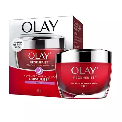 $65.81 • Buy OLAY Regenerist Micro Anti-ageing Moisturizer Sculpting Advanced Night Cream 50g