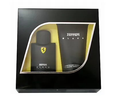 Ferrari Black Cologne For Men 2.5 EDT Spray 2 Piece Gift Set • $26.99