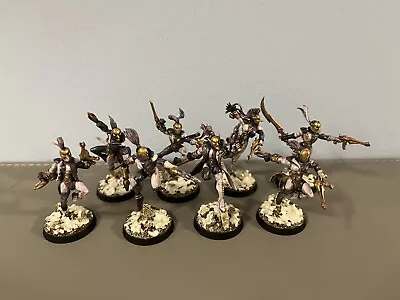 Harlequins Troupe Eldar Warhammer 40k Painted • £30