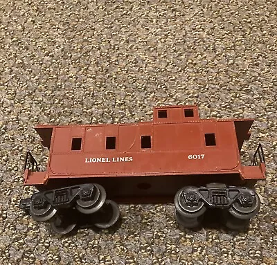 O 27 Scale Train Lionel Lines Caboose 6017 • $37.95