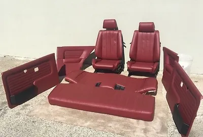  BMW E30 325/318 New Cardinal Red Seats Set & Cards IS & I 1982-91 $3900WithCore • $3900