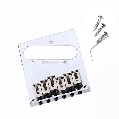 £19.56 • Buy Wilkinson 52.5mm 2-1/16  Modern Bridge 6 Saddles For Telecaster Tele TL Guitar