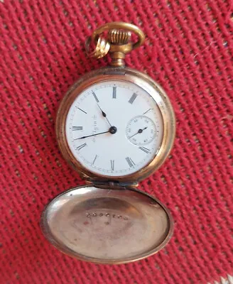 Vintage ELGIN Pocket Watch~15 Jewels Grade Excellent Gold Filled Works • $119.99