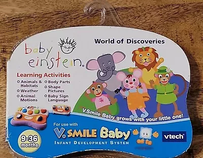 VTech VSmile Baby Einstein World Of Discoveries 9-36 Mos. New In Package • $6.60