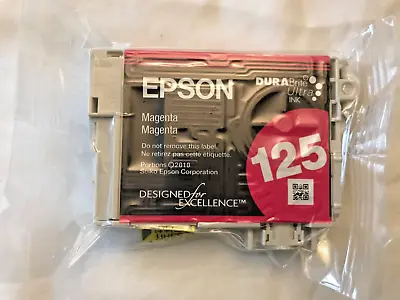 Epson Magenta 125 Dura Brite Ultra /ink Jet Cartridge / Sealed New! • $4.99