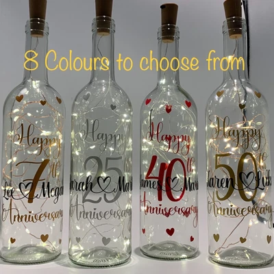 Personalised Wedding Anniversary GiftAny Year1st7th25th30th40th50th55th • £12.99