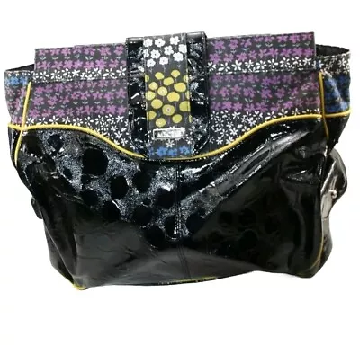 NEW!! MICHE Abbie Prima Shell Only Faux Leather Black  Multicolor Floral • $30.99