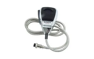 ASTATIC Chrome CB Ham Radio Microphone 636 LC DX-1 4-pin Uniden Cobra Etc. Mic  • $36.99