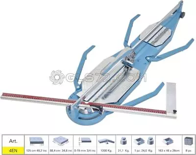 £788.52 • Buy Tile Cutter Machine Push Handle Sigma 4en Cutting Lenght 125 Cm Series 4 Nex