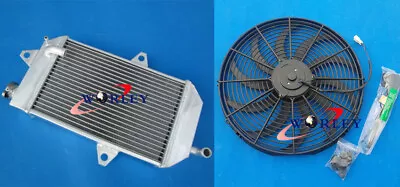 Aluminum Radiator + Fan For ATV Yamaha Banshee 350 YFZ350 YFZ 350 Quad 1987-2007 • $482.77