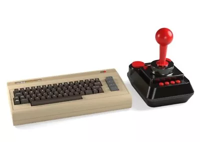 C64 Commodore Mini Console-Includes 64 Built-in Games & Joystick New • $59.89