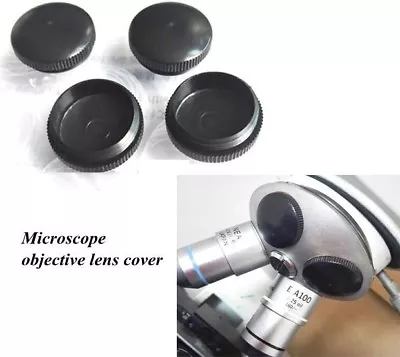 Plastic Objective Lens Dust Cover For Biological Microscope Accessory 8 PCS • $9.41