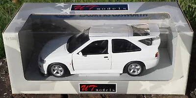 UT 1:18 Scale Diecast Model Ford Escort RS Cosworth Car In White Mint & Boxed • £50