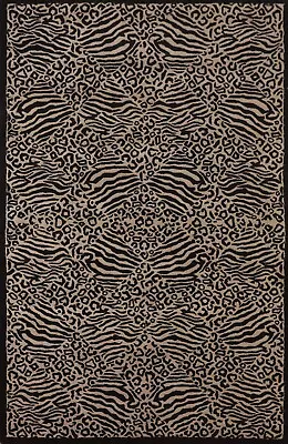 Abstract Brown/ Black Modern Gabbeh Oriental Area Rug 5'x8' Wool Hand-tufted Rug • $199