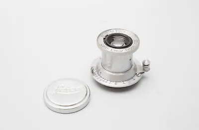 Leica Leitz Elmar 5cm 50mm F/3.5 F3.5 Lens Silver  For LTM M39 Screw Mount • $837