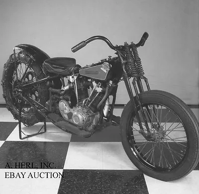 Harley-Davidson 45 Ci Factory Hillclimb Racer - 1924 - Motorcycle Racing Photo  • $4.95