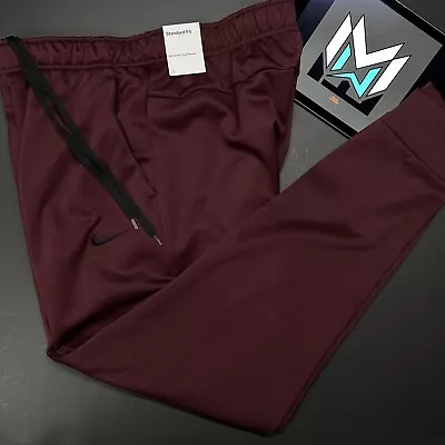 Nike Therma Fit Maroon Red Tapered Training Pants FB6892-681 Men’s 2XL • $60