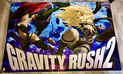Gravity Rush 2 PLAYSTATION 4 Promo Store Window Sticker Unused Poster 148X100 • $363.75