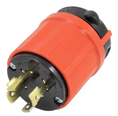 20A 125/250V NEMA L14-20P 4-Prong Locking Male Plug Assembly By AC WORKS® • $16.59