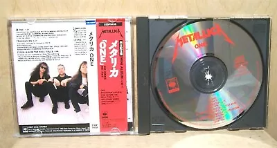 Metallica One CD JAPAN - Near Mint With OBI -1989  Silver W/ Red Letters • $27.50