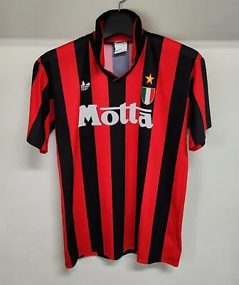 1992-93 AC Milan Home S/S No.９ Van Basten Serie A 92-93 Jersey Shirt Sz M • $349