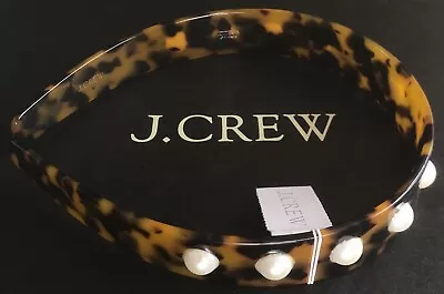 (new) Women’s J.crew Pearl And Tortoise Shell Headband - Size: Os (msrp: $39.50) • $29.99