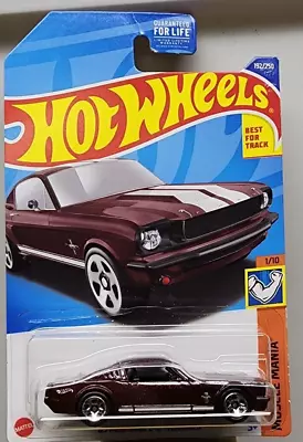 HOT WHEELS 1965 Ford Mustang 2+2 Fastback 1/10 Muscle Mania 192/250 Diecast • $2.50