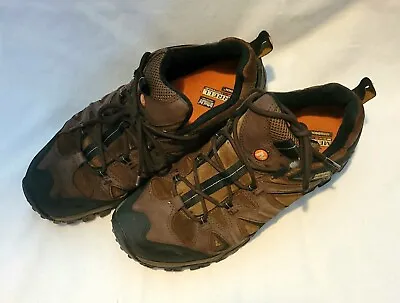 Merrell Hiking Shoes 11 Men's Radland Coffee Bean Brown Leather Vibram J85215 • $35.90