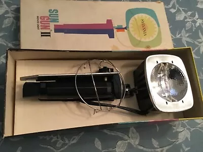  Vintage Sylvania Sun Gun II Movie Light W/Original Box Works Great! Model SG-55 • $25