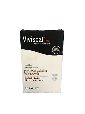 Viviscal Man Promotes Existing Hair Growth 60 Tablets Clinically Tested Fresh • $67.50