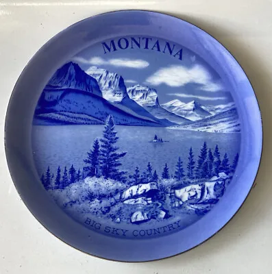 State Of Montana Decorative Wall Hanging Plate Vintage 8” • $14.99