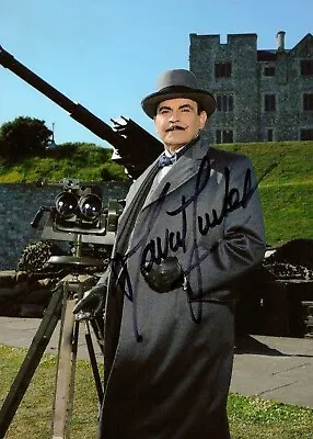 Sir David Suchet Signed 7x5 Photo Hercule Poirot Autograph Memorabilia + COA • £49.99