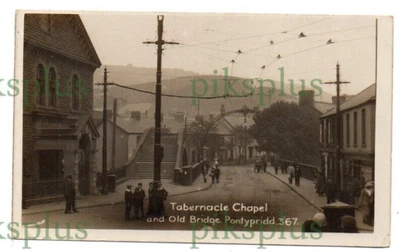 £7.99 • Buy Postcard Pontypridd Tabernacle Chapel & Old Bridge South Wales Viner Real Photo