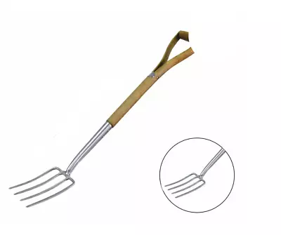 Stainless Steel Digging /Border Spade Or Fork Ash Handle Garden Soil Wood Handle • £23.99