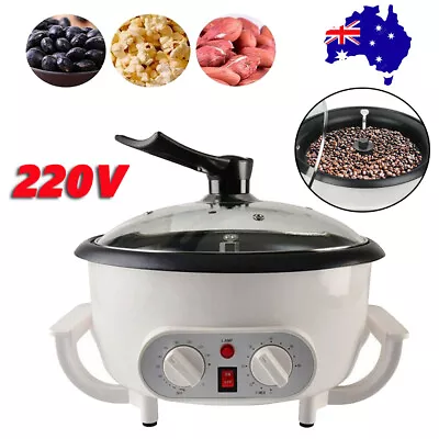 220V Home Coffee Roaster Electric Coffee Bean Roasting Baking Machine New AU • $119.69