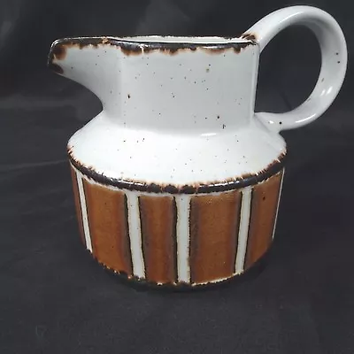 Midwinter Stonehenge EARTH Creamer Brown Stripe England Discontinued • $9.99