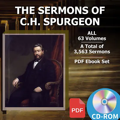 C H Spurgeon 3500+ Bible Sermons-Christian Church Preaching-Commentary-Study CD • $12.99