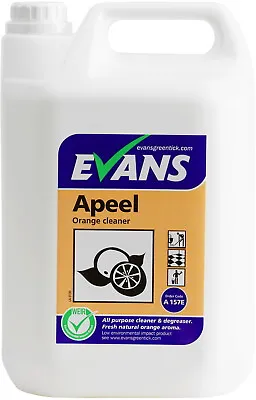 £10.82 • Buy EVANS - APEEL - Citrus Multi Purpose Cleaner & Degreaser (5L)