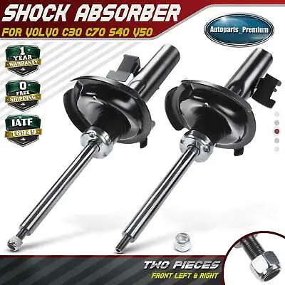 2x Front Shock Absorber For Volvo C30 2008-2013 C70 2006-13 S40 04-11 V50 05-11 • $67.99