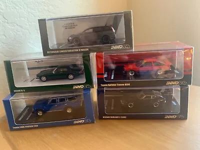 Inno64 1:64 Toyota Mitsubishi Jaguar Nissan ~ Lot Of 5 • $100