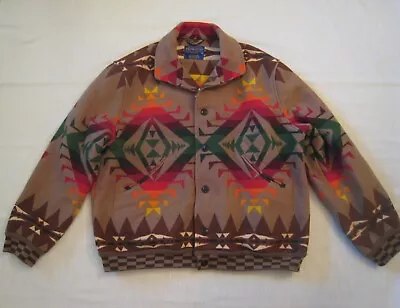 Pendleton High Grade Western Wear Wool Jacket Coat Balancing Rock Print Sz XXXL • $299.99
