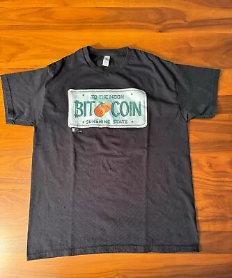 Vintage Bitcoin Btc Crypto T-shirt Pre-owned Size Large Upc00017 • $0.99